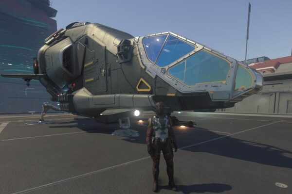 Herald and I Doing Rooftop Deliveries on ArcCorp